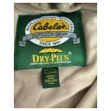 Cabela’s dry plus insulated bibs and jacket.size 3xl