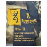 browning camo button up