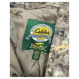 Cabelas dry plus camo hunting pants size XL