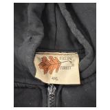 Fieldin forest thick black sweatshirt size 4XL