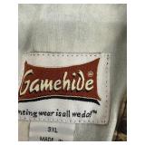 Gamehide camo size 3xl