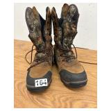 Muck Whitetail 800 10' waterproof insulated hunting boots.