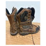 Muck Whitetail 800 10' waterproof insulated hunting boots.