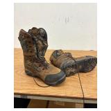 Muck Whitetail 800 10' waterproof insulated hunting boots.