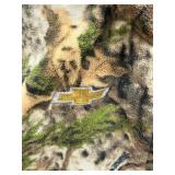 Cabelas camo vest with Chevy logo size 2XL