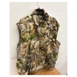Cabelas camo vest with Chevy logo size 2XL