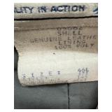 Genuine Leather Vest by Pioneer Wear size 46L