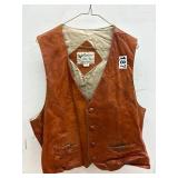 Continental Leather Fashions vest size 48