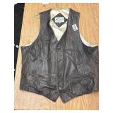 Continental Leather Fashions vest size 46