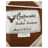 Continental Leather Fashions vest size 48LG