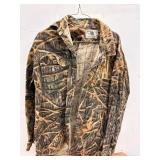 Camo pants and top size large