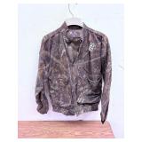 Mossy oak cotton camo zip up size large