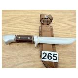 Fix blade knife with sheath fixed