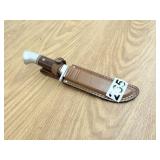 Fix blade knife with sheath fixed