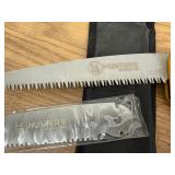 Foldable HS bone saw with 2nd blade