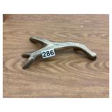 Deer antler cribbage board