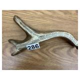 Deer antler cribbage board
