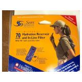 Hydration pack and personal water filtration bottle