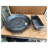 Lodge cast iron and Lodge Loaf pan