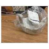 Lodge cast iron deep fryer with basket- new in box