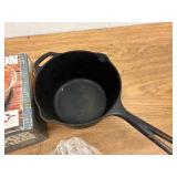Lodge cast iron deep fryer with basket- new in box