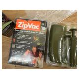 ZipVac food storage system with bags