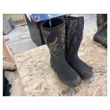 Muck camo boots size 14-14.5