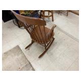 Classic wooden rocking chair