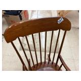 Classic wooden rocking chair