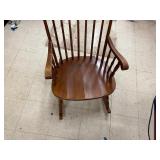 Classic wooden rocking chair