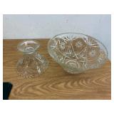 punch bowl with detachable base