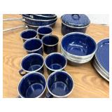 Enameled cookware and serving set