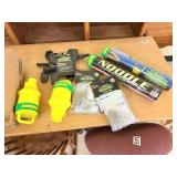 Boot grips and assorted garage items