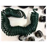 Air hose and various size wheels