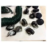 Air hose and various size wheels