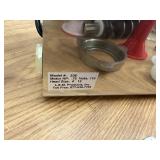 LEM meat grinder and accessories