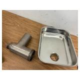 LEM meat grinder and accessories