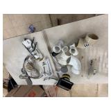 Assortment of plumbing supplies