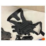 Pairs of Boot traction covers and off mosquito wipes and