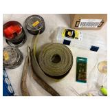 Assorted lot including antlers and seashell