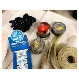 Assorted lot including antlers and seashell