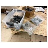 Peg board hooks and garage organizers