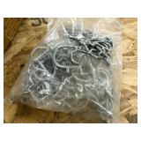 Peg board hooks and garage organizers