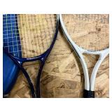 Pair of Wilson tennis rackets