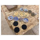 Sorted lot of wild life coasters