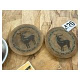 Sorted lot of wild life coasters