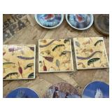 Sorted lot of wild life coasters