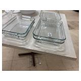 Lot of baking dishes