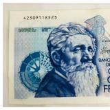 Belgian 500 Francs Banknote - National Bank of Belgium - CINQ CENTS FRANCS Belgian 500 Francs Banknote - National Bank of Belgium - CINQ CENTS FRANCS