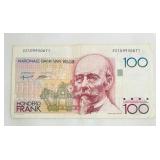 National Bank of Belgium 100 Franc Banknotes (Honderd Frank) National Bank of Belgium 100 Franc Banknotes (Honderd Frank)